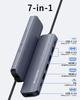 Док-станция BAOZEE с двойным USB 4, поддержка USB 100W PD для MacBook, iPad и Windows, передача данных 5 Гбит/с, внешний монитор и зарядка, 7-в-1 USB-C HDMI,