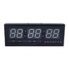 Large Modern LED Digital Wall Clock Date Temperature 24 Or 12 Hour Office