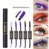 Double-headed Colored Mascara Dense Curling Waterproof Non-smudged Multi-white Eyebrow Dyed Mascara
