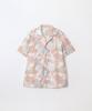 DUSTYWHITE Cloud Pattern Open Collar Shirt