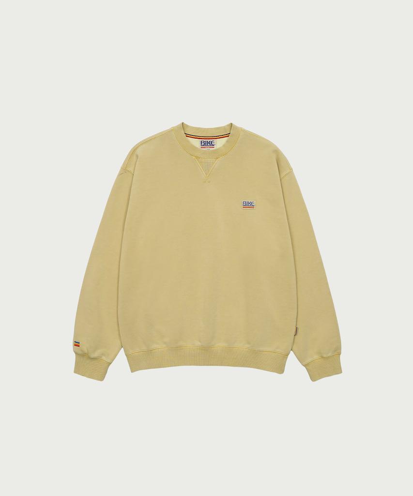 BIKE Basic Small Logo Sweatshirt _ Yellow