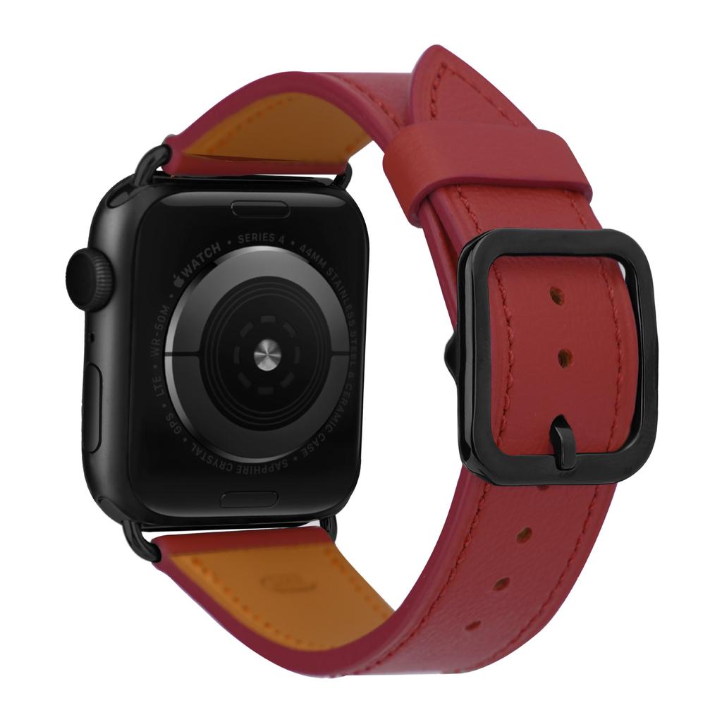 Простой кожаный ремешок для часов первого слоя 49 мм, замена для Apple Watch Ultra всех серий, премиальный аксессуар для браслета