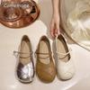 Модная обувь Мэри Джейн на плоской подошве с мягкой подошвой, женская, летняя, универсальная, слипоны, лоферы, удобная летняя обувь, размер 40
