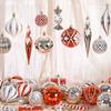 Plastic Christmas Ball Set Creative Hanging Ornament Crafts Christmas Tree Pendant  Office