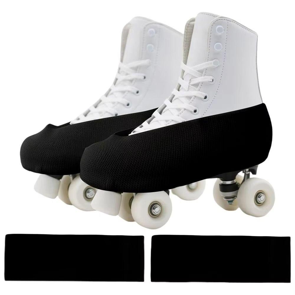 Stretch Fabric Figure Skating Boot Guards Soft Elastic Ice Skate Protective Covers Teens Training