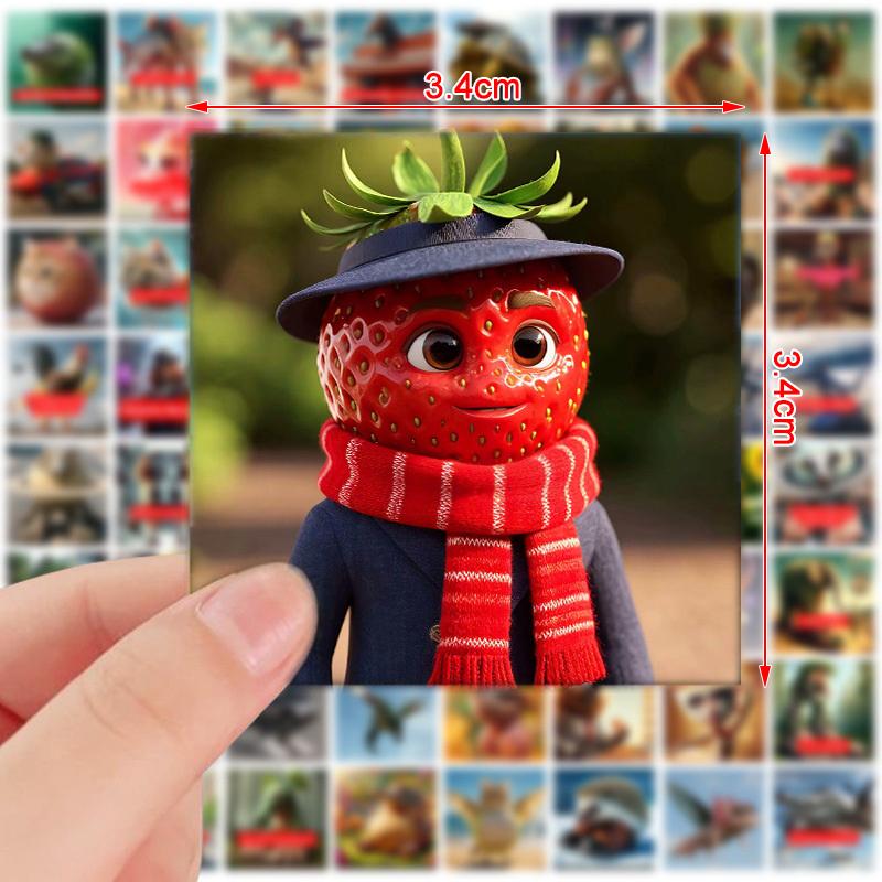 Tung Tung Sahur Итальянский Brainrot Креативный Настольный Декор Коллекция Орнаментов Забавные Наклейки Подарок На День Рождения