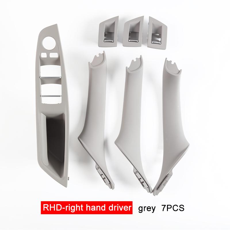 Left Right Hand Drive 7PCS For BMW 5 series F10 F11 520i 523i 525i Car Interior Replacement Inner Door Handle Panel Pull Trim