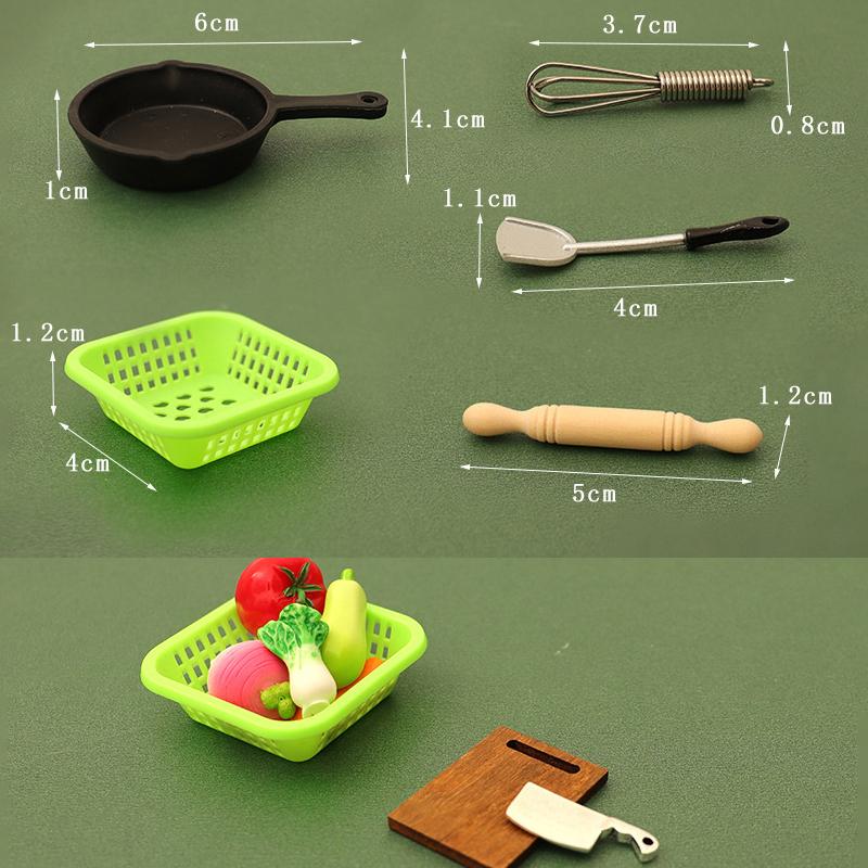 1/12 кукольный домик миниатюрный кухонный набор модель кукольная кухня принадлежности для выпечки декор игрушка микросцена строительство реквизит