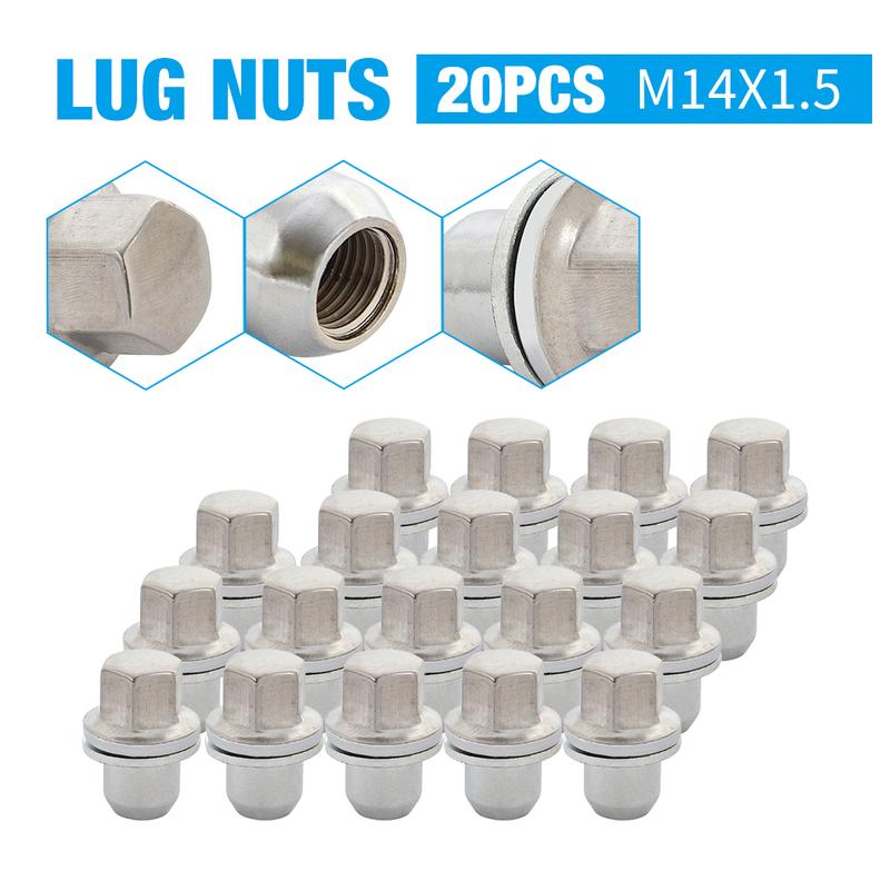M14x1.5 Wheel Lug Nuts for Land Rover Range Rover,for Land Rover LR3,for Land Rover Range Rover Sport, Replace for RRD500510