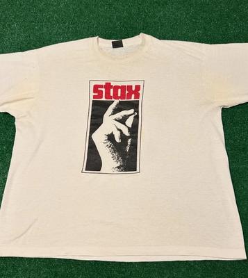 Винтажная футболка Stax Records Memphis Funk Blues Промо VTG 90-х годов Мужская Размер XXL 1990-х