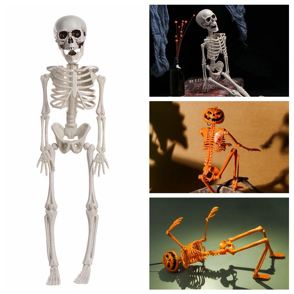 Анатомические Игрушки Реквизит для Фотосъемки Фигурка Тела Тыква Череп Хэллоуин Человеческий Скелет Кость Модель