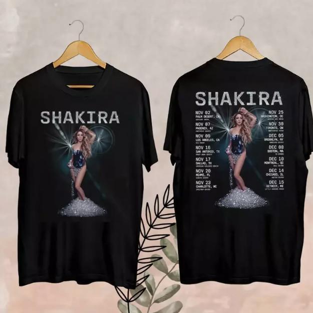2024 Shakira Las Mujeres Ya No Lloran World Tour Fan T-Shirt