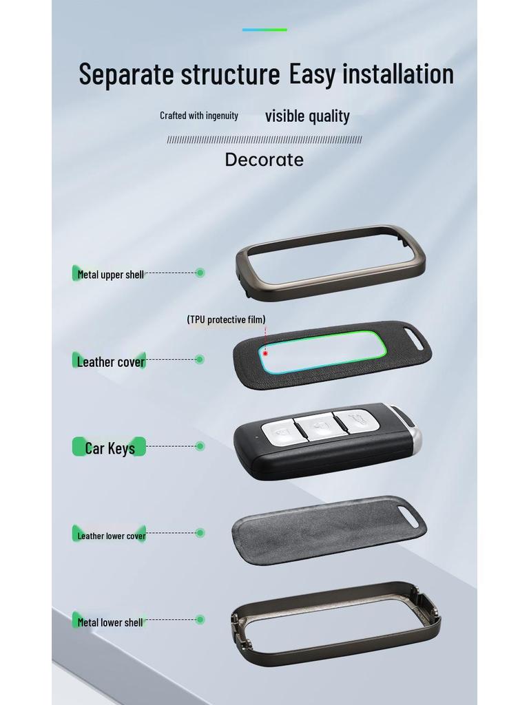 Dongfeng Fengguang 580 Key Cover: Protective Shell for 500/560 Car Remotes - Unisex Accessories.