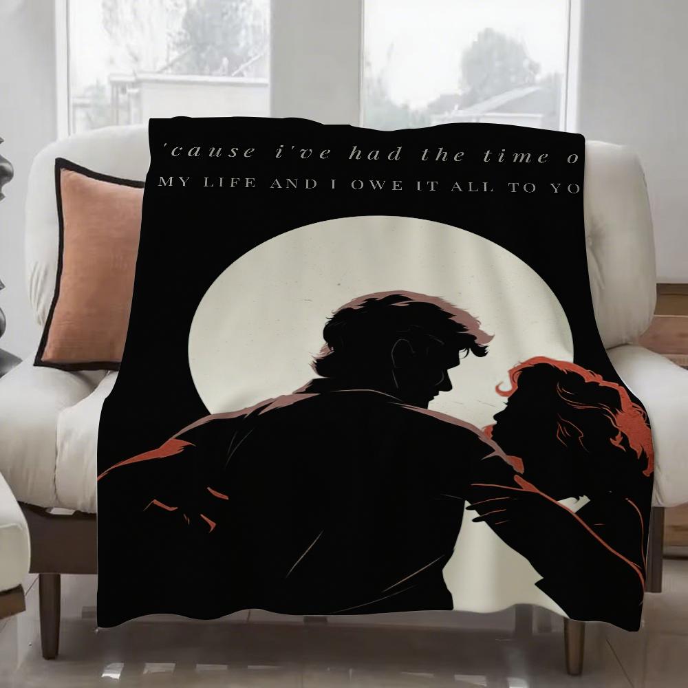 Classic Film Dirty Dancing Blanket Design Lightweight For Dorms, Naps, Living Room, Office,Sofa,All-Season