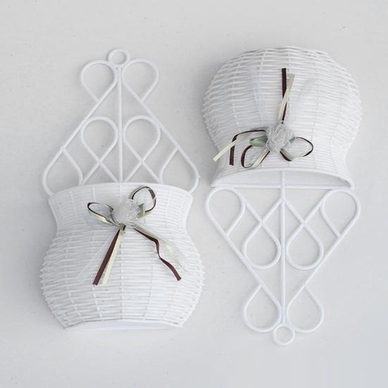 Цветочная корзина, полая, устойчивая к царапинам, белая цветочная композиция, садовая корзина, кашпо, принадлежности для садоводства