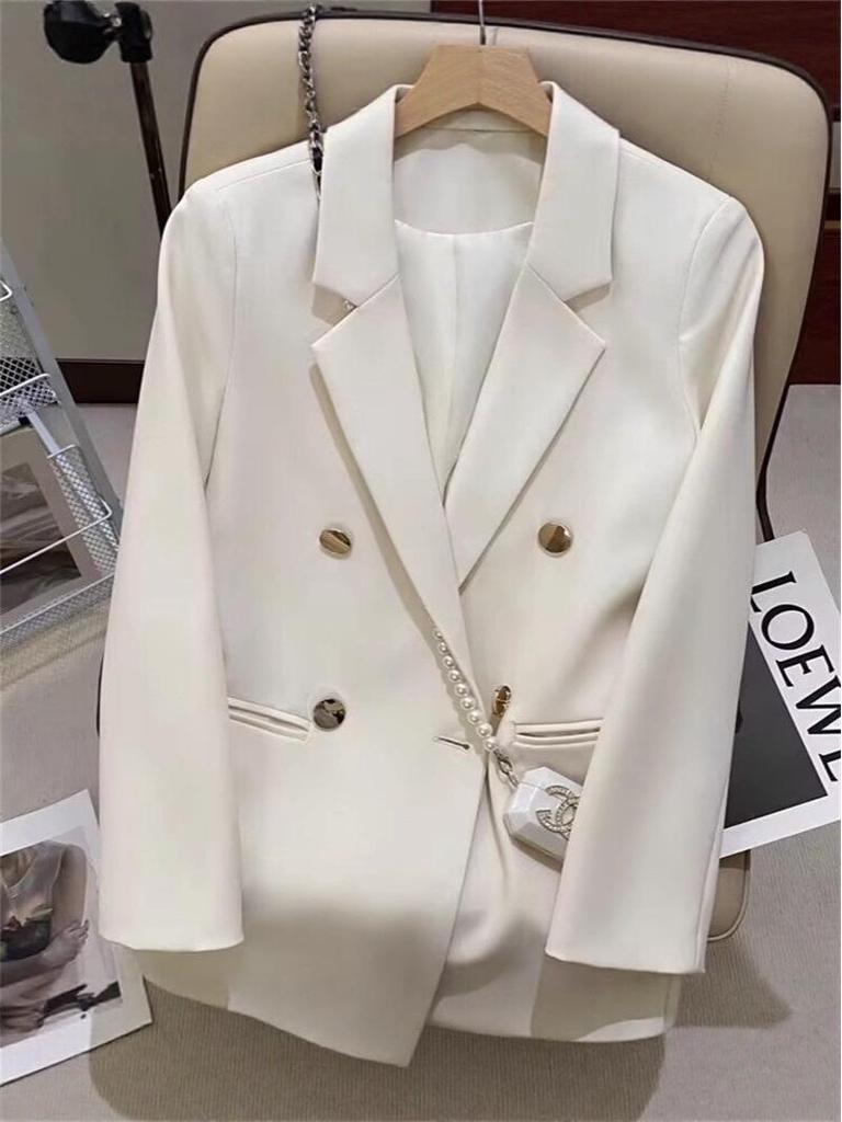 Женский розовый приталенный блейзер в уличном стиле 2025 - Элегантный, современный пиджак