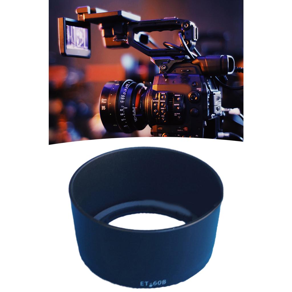 Реверсивные крышки объектива ET-60B Бленда объектива Пылезащитный протектор объектива для объектива Canon RF-S 55-210 F5-7.1 IS STM Ремонт объектива