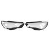 Pair Headlight Lens Cover Replacement PC Transparent Headlamp Shade Fit for A3 (8V) RS3