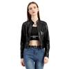 PU Leather Jackets for Women Long Sleeve Autumn Winter Jacket Female Solid Zipper Faux Leather Jacket