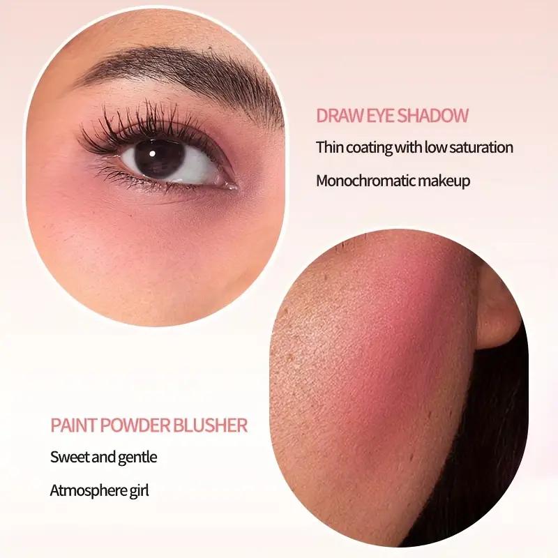 6 цветов румян восстанавливающие румяна круглые матовые румяна естественно осветляют тон кожи румяна кремовый макияж румяна сладкий персик