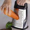 1 Set Vegetable Grater Time-saving Manual Labor-saving 9 Inches Four-side Box Grater Vegetable Slicer for Kitchen