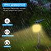 23 светодиодных солнечных прожектора, уличные водонепроницаемые регулируемые ландшафтные прожекторы, прожекторы на солнечных батареях, садовая настенная дорожка