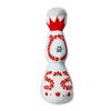 26cm Tooth Cleaning Plush Dogs Toy Bottle Shape Chew Toy Portable Squeaky Toy