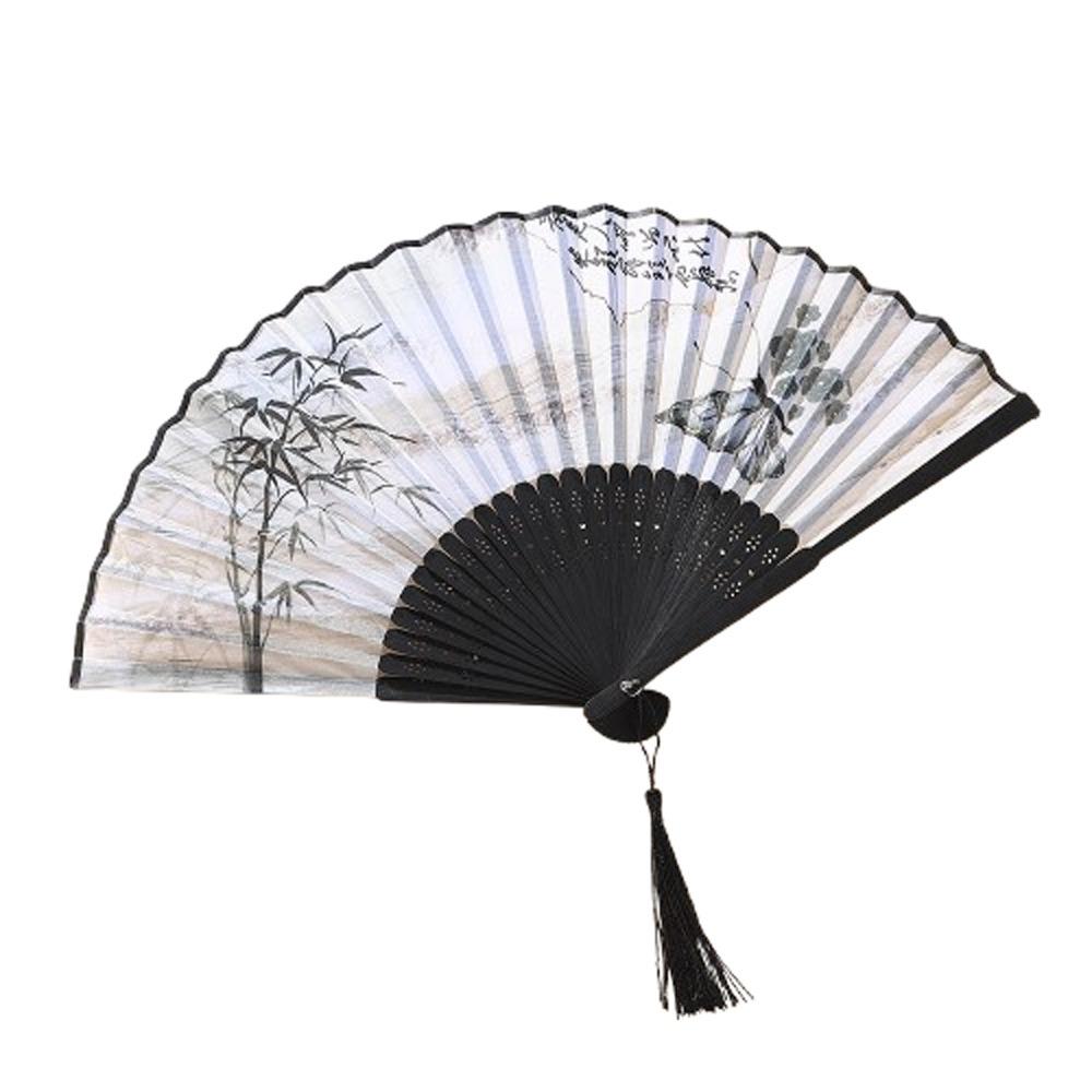 Складной веер-бабочка в стиле ретро, веер в китайском стиле, элегантный танцевальный веер для свадебной вечеринки