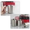 Camping Cup 200ml/300ml/400ml Stainless Steel Water Cup Tea Cup Coffee Mug with Foldable Handles