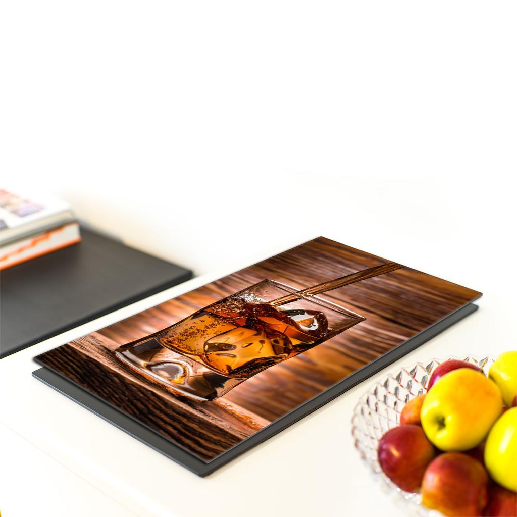SZKLANA DESKA DO KROJENIA 40x52 Whisky