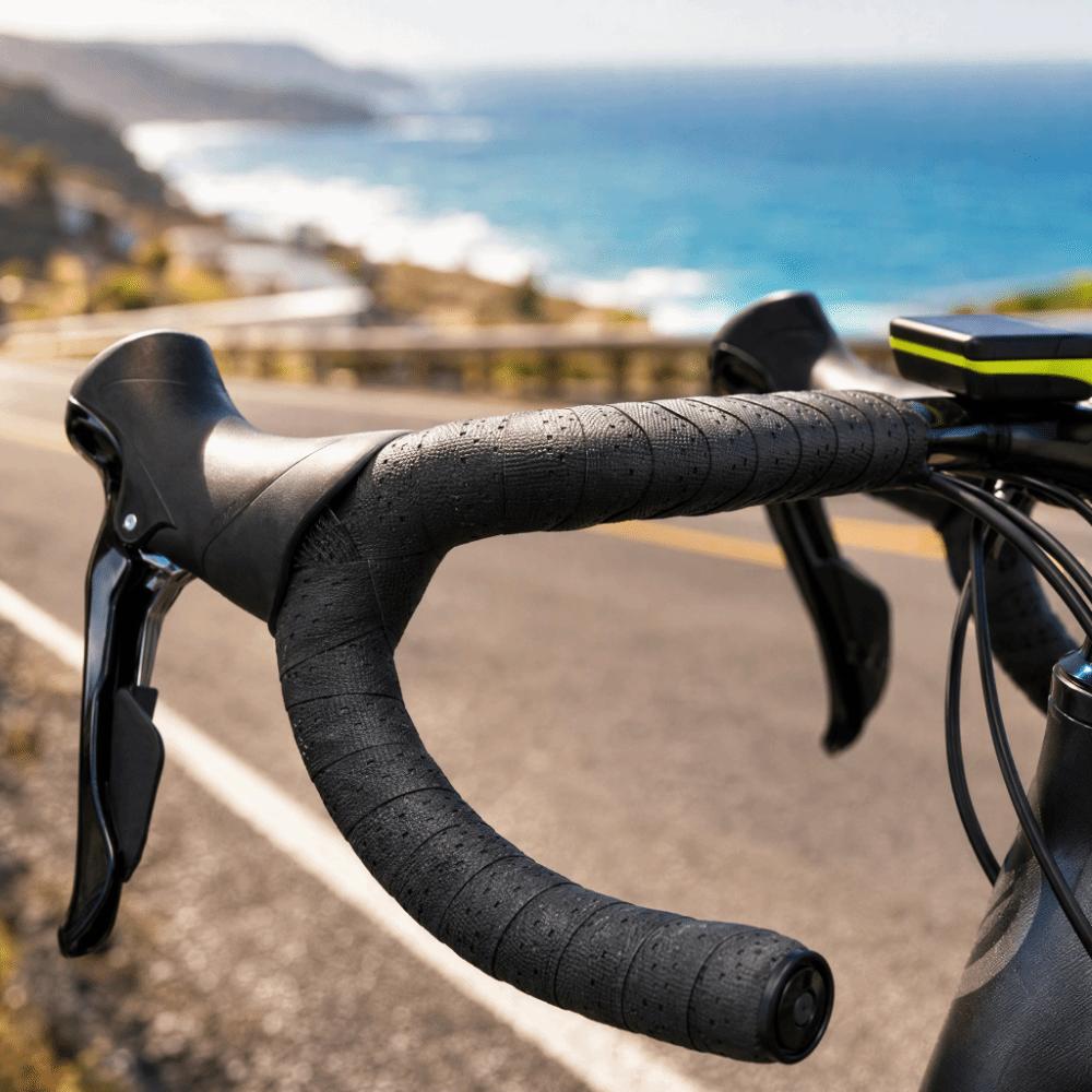 2pcs Anti Slip Bike Handlebar Tape Silicone + EVA Bike Handlebar Wrap Cycling Grip Improvement