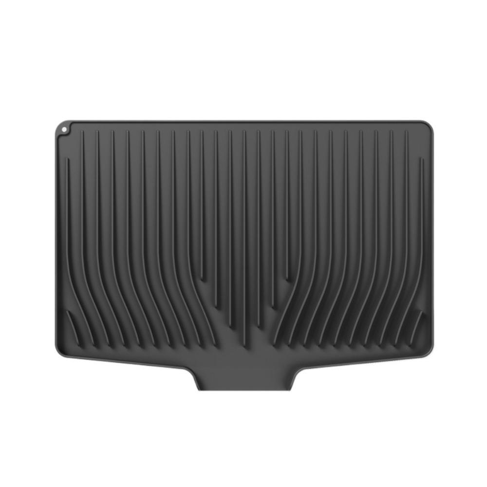 Heat Resistant Kitchen Dish Drainer Pad Nonslip Dish Drying Mat Silicone Draining Board Mat  Home