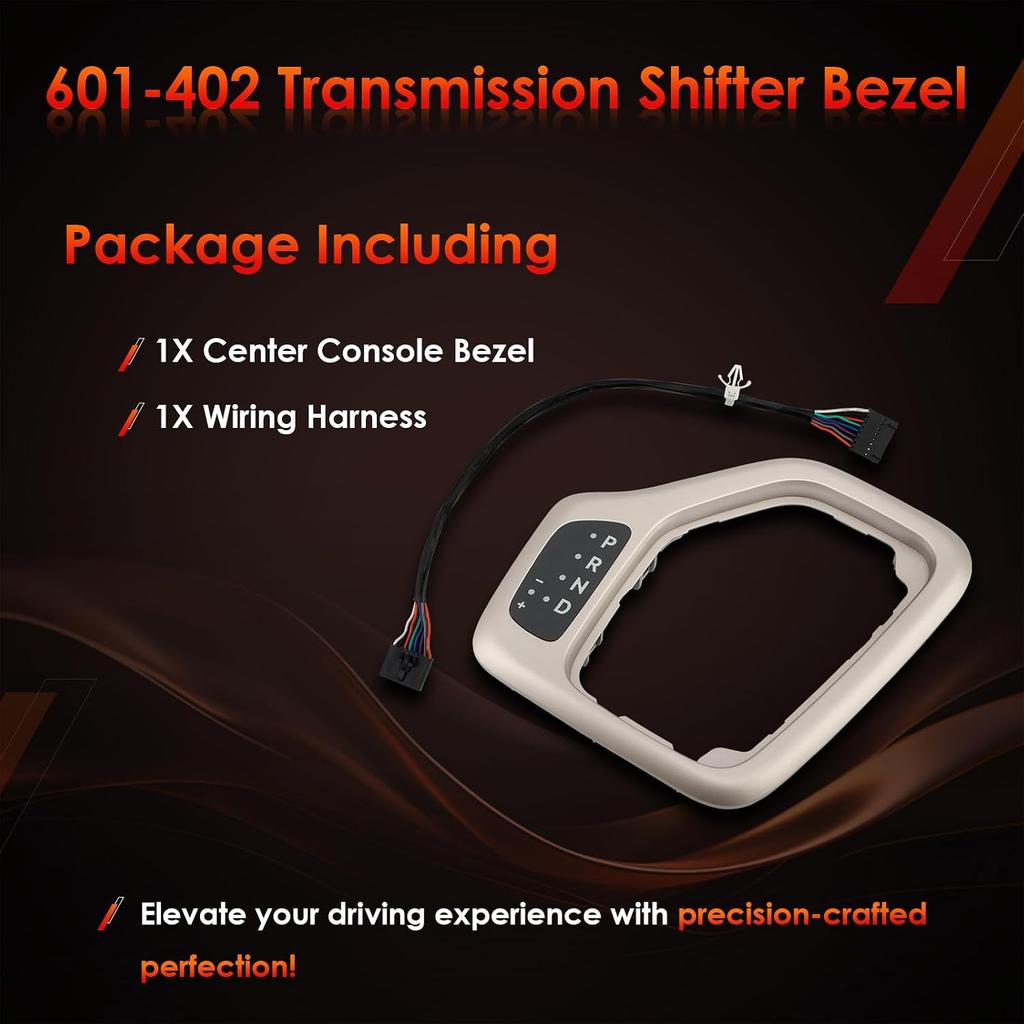 Shifter Bezel W/Harness, Fit for Jeep Cherokee 2014-2018, # 5YD27XSAAA