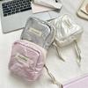 Cute Bow Women Mini Cosmetic Bag Sanitary Napkins Storage Bag Portable Tampon Holder Case Mini Makeup Lipstick Storage Bag Pouch