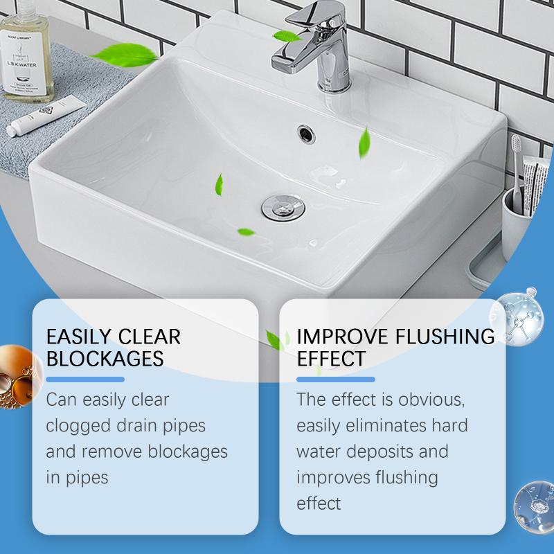 Liquid Drain Cleaner for Bathroom Kitchen Sink Fast Acting Clog Remover Effectively Dissolves Hair Grease
