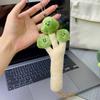Kawaii Coriander Cute Plush Toys Doll Keychain Creative Backpack Pendant Decoration Kids Keyring Gifts
