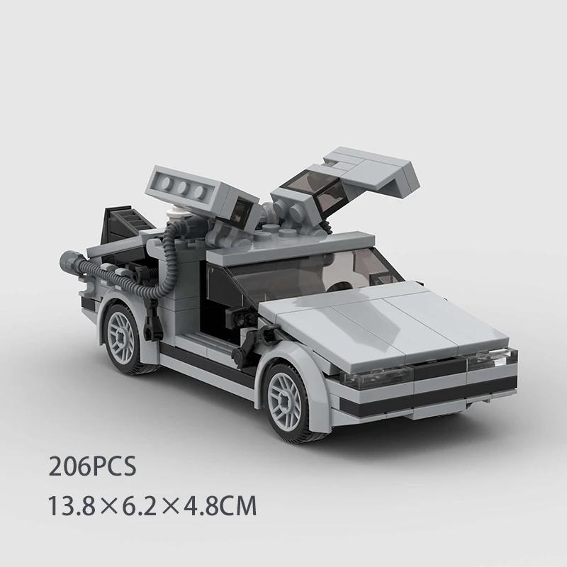 MOC Скоростной гоночный автомобиль Внедорожник Раллийный спортивный Модель Строительные блоки Супер гонщики Транспортное средство Городская Техника Кирпичи Игрушка Рождественский подарок
