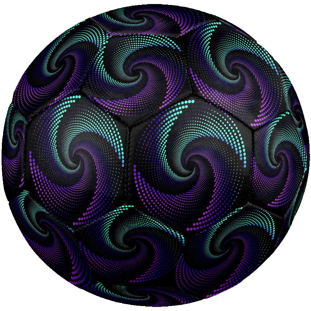 1pc Vortex Lights Size 5 Soccer Ball Professional Match Training Football Indoor &Outdoor Sports Ball Lightweight Durable c65103