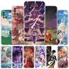 Genshin Impact Beelzebul Ya Miko Case For Samsung Galaxy A52 A32 A12 A71 A21s A22 A51 A50 A23 A31 A50 A41 Phone Soft Funda Cover