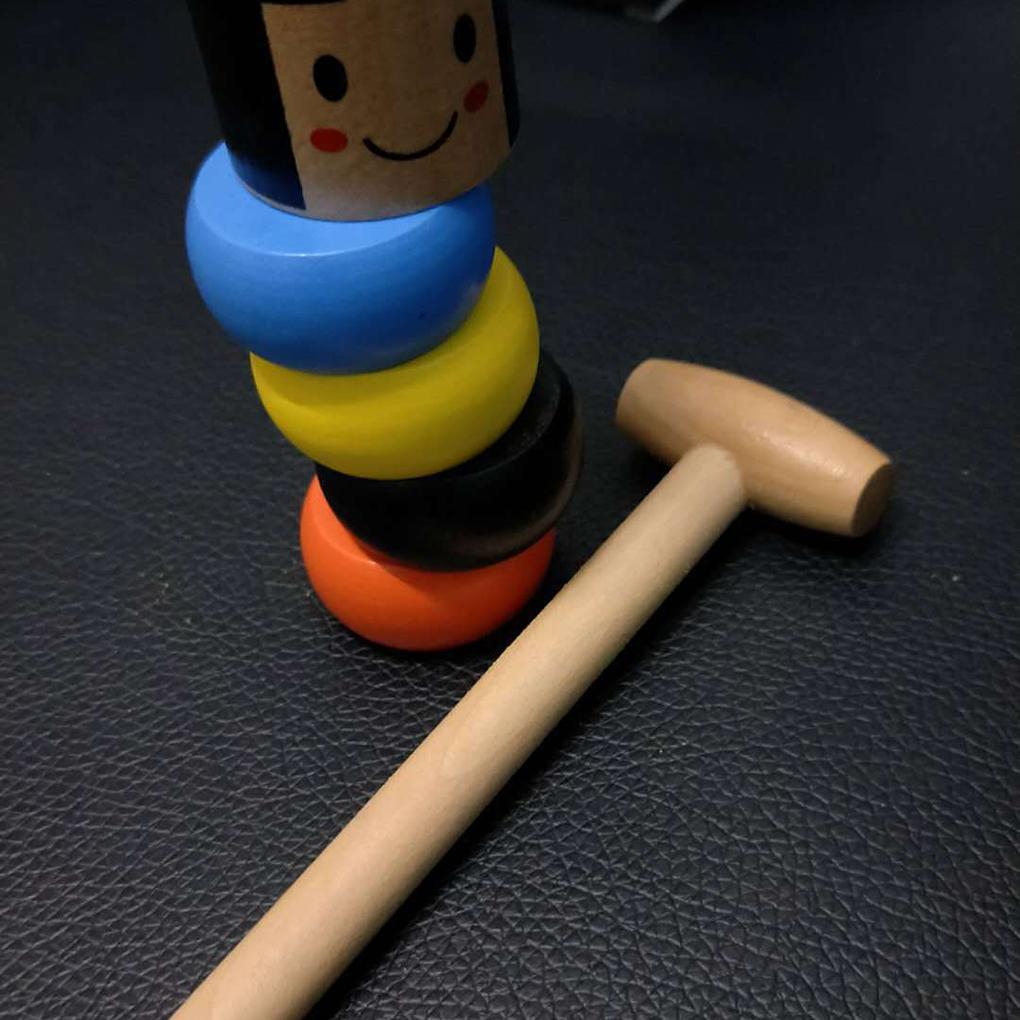 Маленький деревянный человечек Неломаемый Деревянная игра Игрушка Подарки Украшение Декор для дома офиса рабочего стола