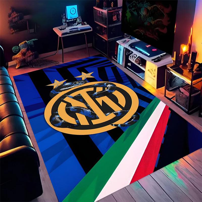 Inter Milan Emblem Artwork carpet printing Suitable for all seasons Art Fashion Dormitory decoration