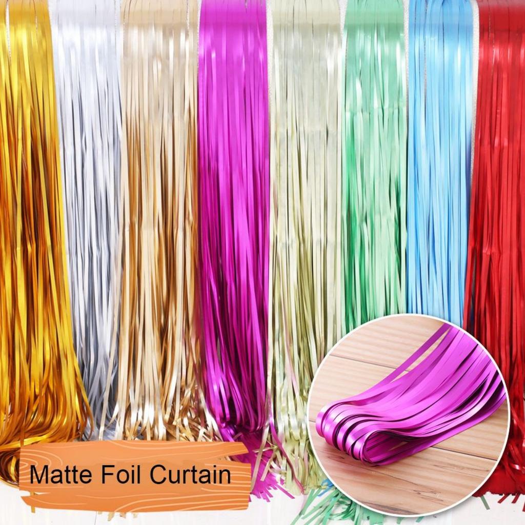 Блестящий занавес из мишуры 1×2 метра