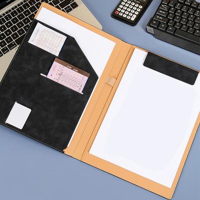 Multifunctional Conference Folder A4 Meeting Document Organizer Portfolio Clipboard Holder Meeting