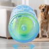 Dog Water Bottle Toy Interactive Dog Chew Toy Plastic Squeaky Bottle Teething Toy with Tennis Ball for Aggressive Chewers