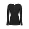 2024 Autumn Slim Fit Long-Sleeve Button T-Shirt for Women