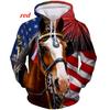 Fashion Horse 3D Print Hoodies Animal Pullover Hooded Sweatshirts Casual Cartoon Long Sleeve Shirts