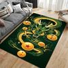 Dragon and Golden Spheres Design suitable as a non-slip mat for the living room or bedroom sofa
