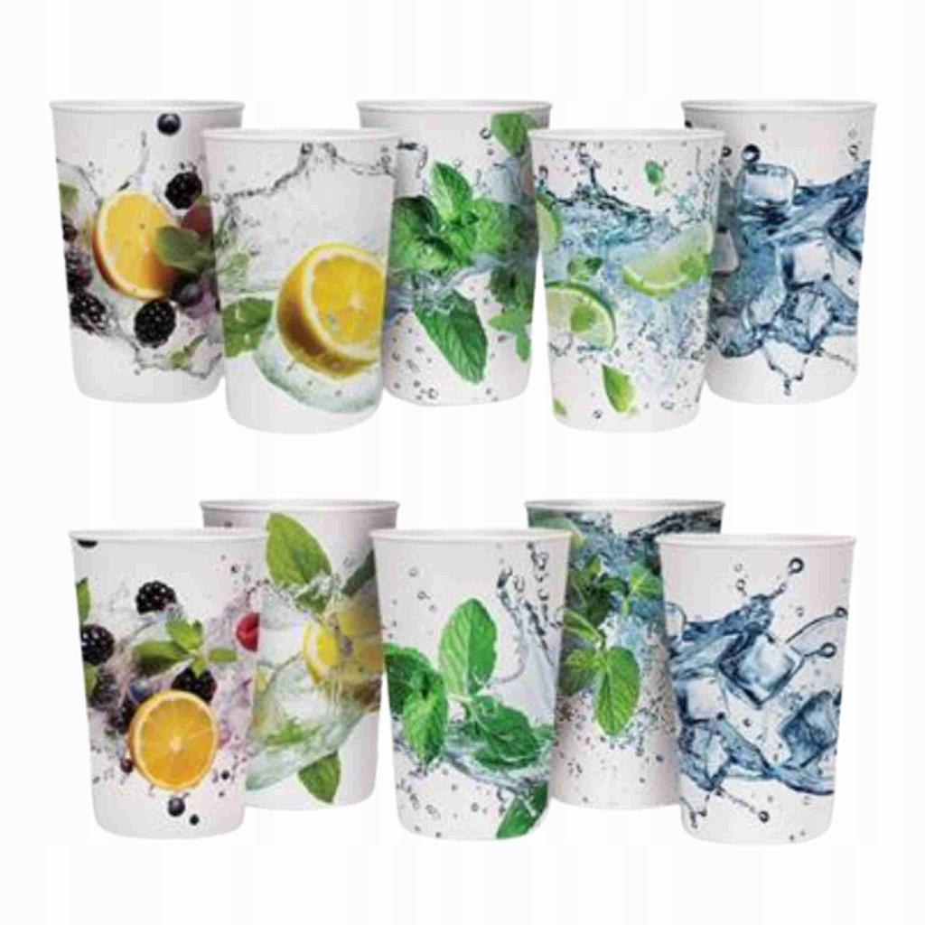 Fresh Mix Disposable Paper Cups For Cold Drinks