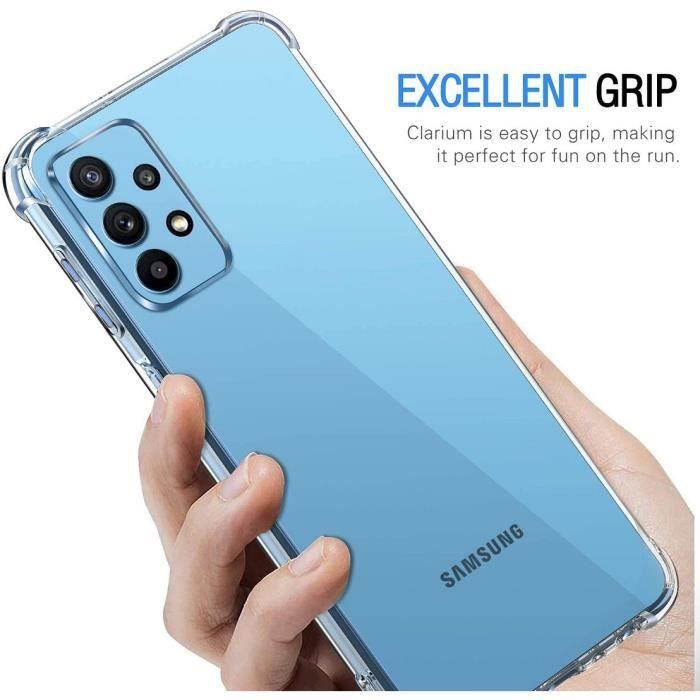Чехол для Samsung A33 5G - PROSHOP - Прозрачный силиконовый чехол с усиленными углами, Высокопрочный, с 2 закаленными стеклами