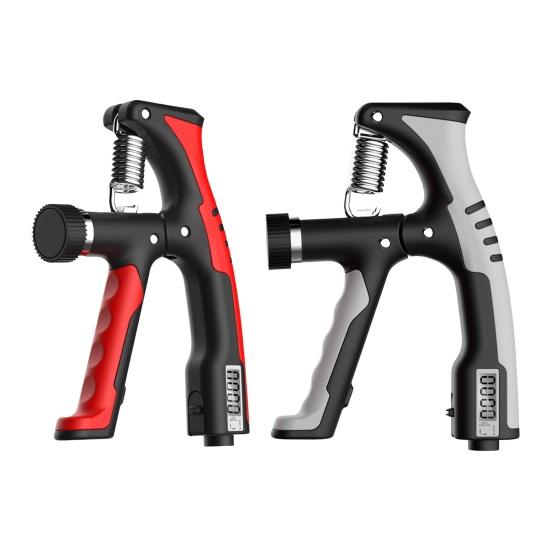 Тренажер силы хвата со счетчиком 10-100 кг Регулируемый цифровой дисплей Счетный тренажер для мужчин и женщин для предплечий Усилитель силы для ручного захвата